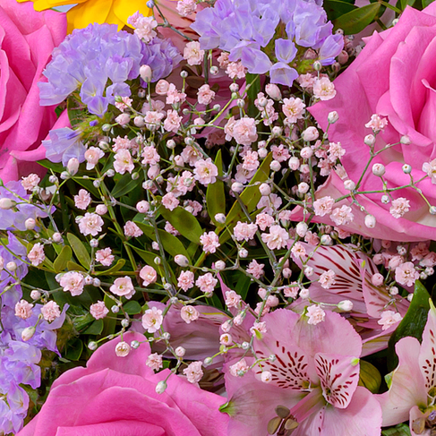 Flower Bouquet Farbentanz